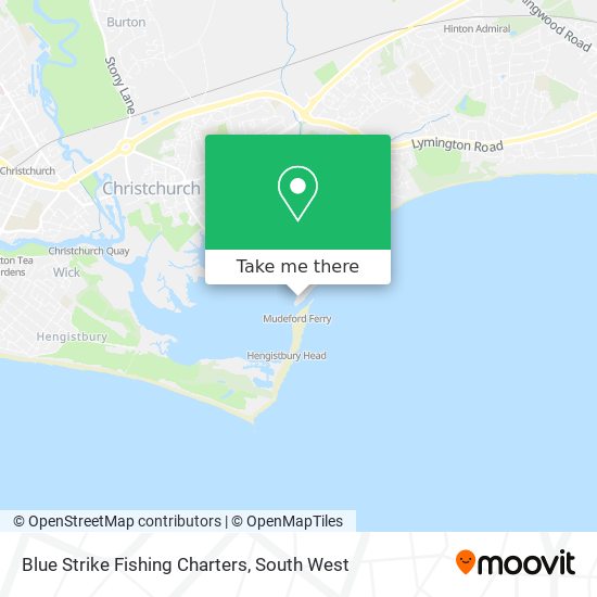 Blue Strike Fishing Charters map
