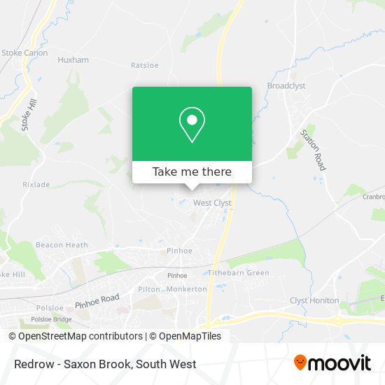 Redrow - Saxon Brook map