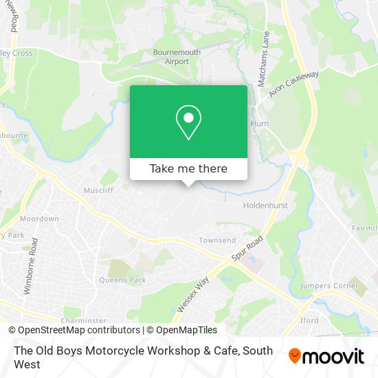 The Old Boys Motorcycle Workshop & Cafe map