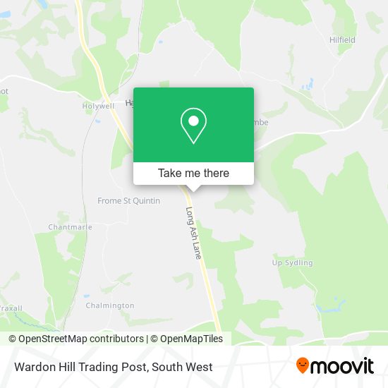Wardon Hill Trading Post map