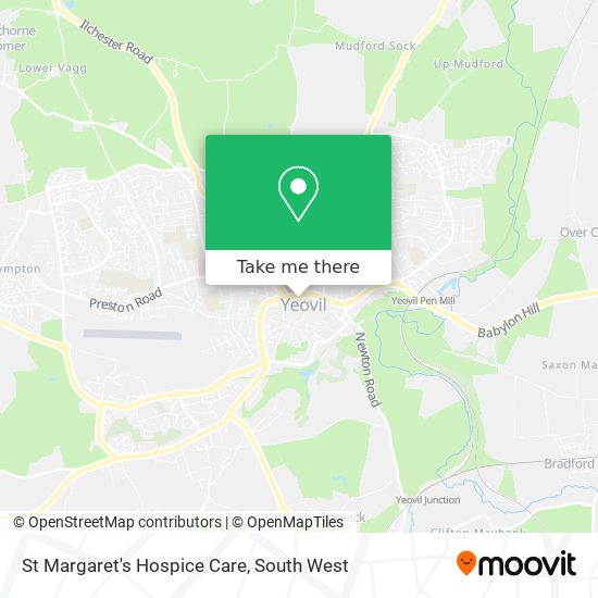 St Margaret's Hospice Care map