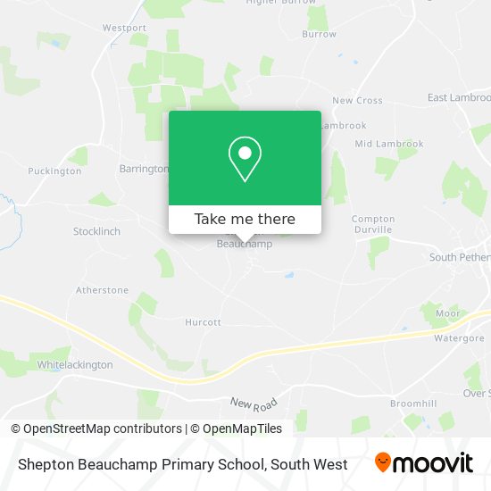 Shepton Beauchamp Primary School map