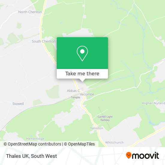 Thales UK map