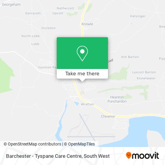 Barchester - Tyspane Care Centre map