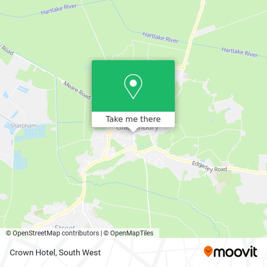Crown Hotel map