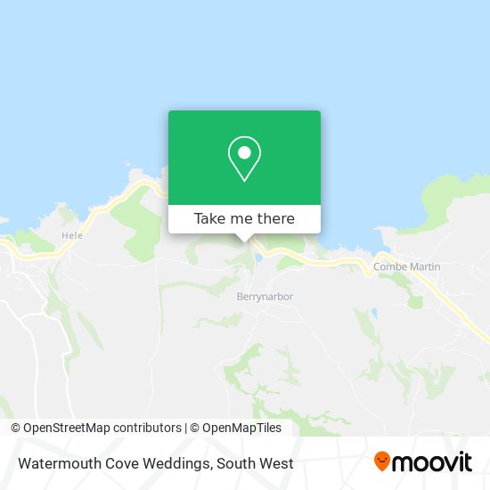 Watermouth Cove Weddings map