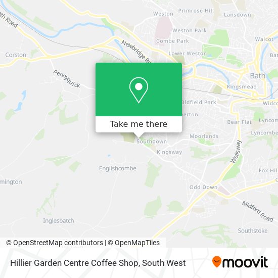 Hillier Garden Centre Coffee Shop map
