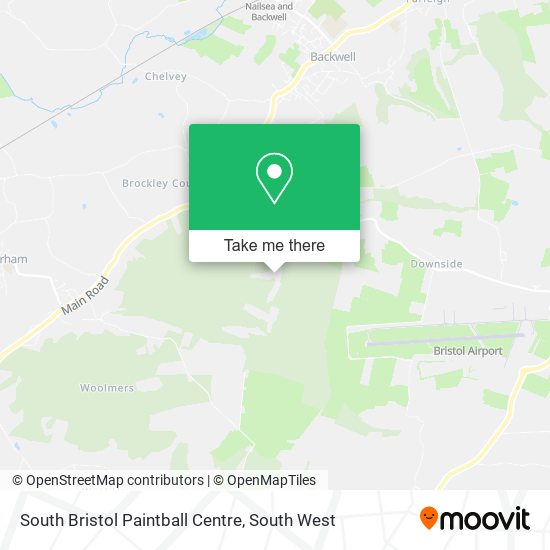 South Bristol Paintball Centre map
