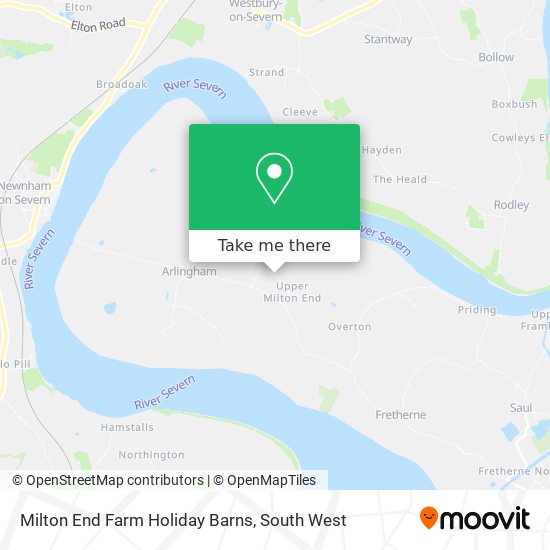 Milton End Farm Holiday Barns map