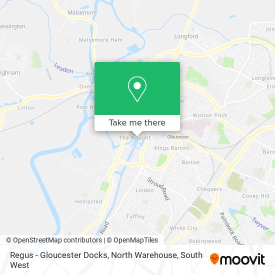 Regus - Gloucester Docks, North Warehouse map