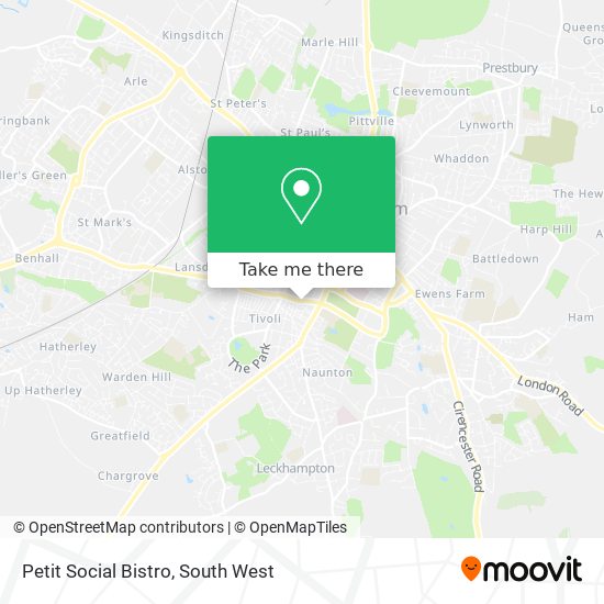 Petit Social Bistro map