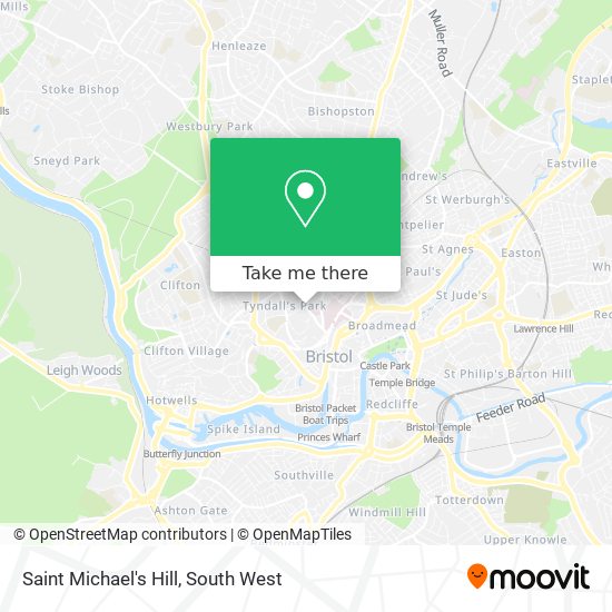 Saint Michael's Hill map