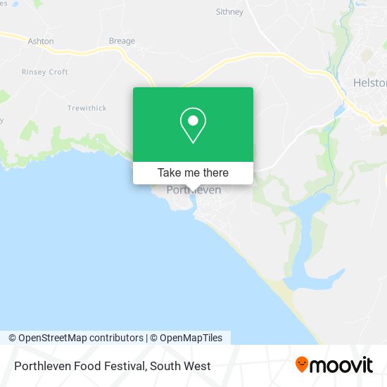 Porthleven Food Festival map