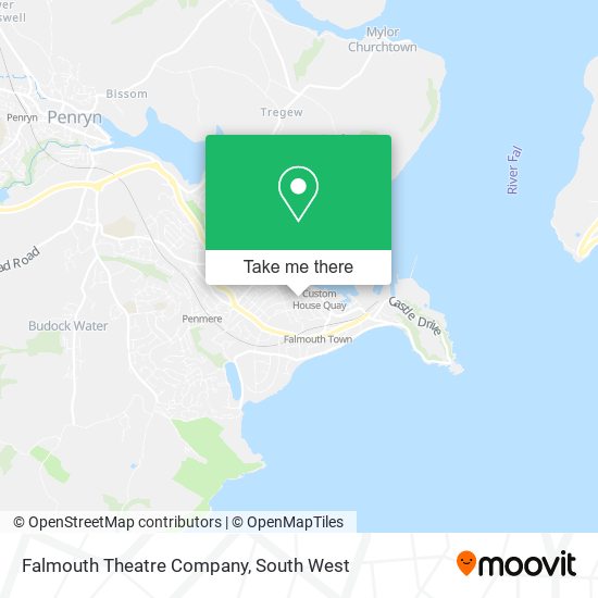 Falmouth Theatre Company map