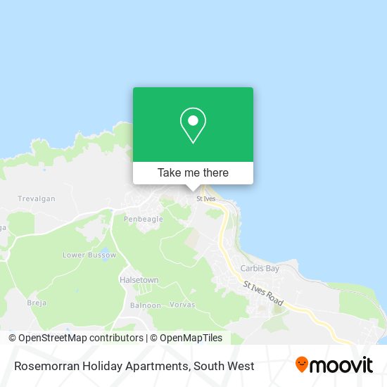 Rosemorran Holiday Apartments map