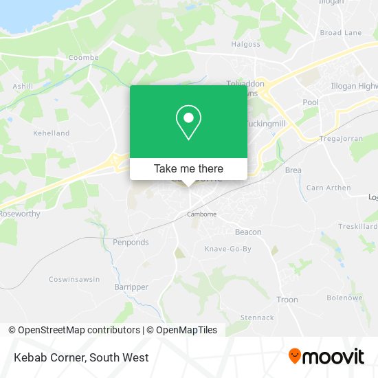 Kebab Corner map