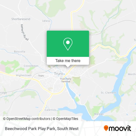 Beechwood Park Play Park map