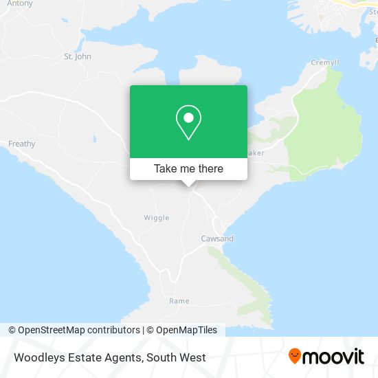 Woodleys Estate Agents map