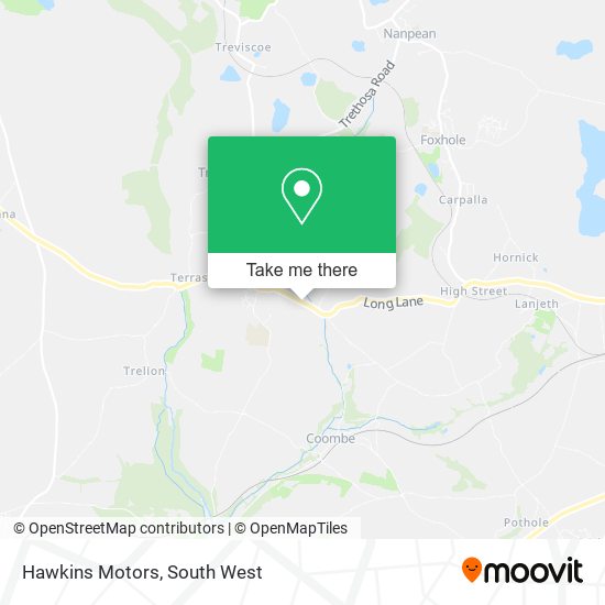 Hawkins Motors map