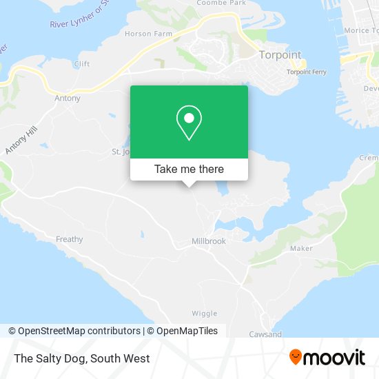 The Salty Dog map