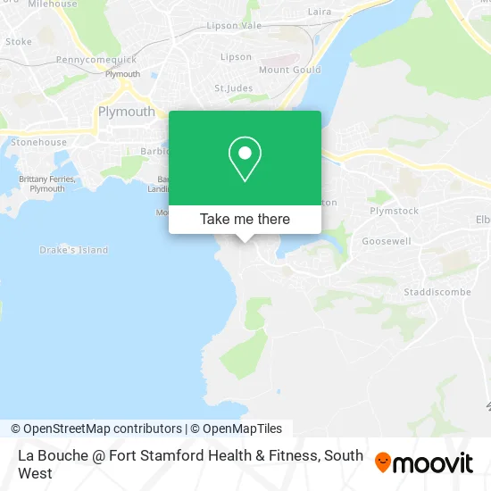 La Bouche @ Fort Stamford Health & Fitness map