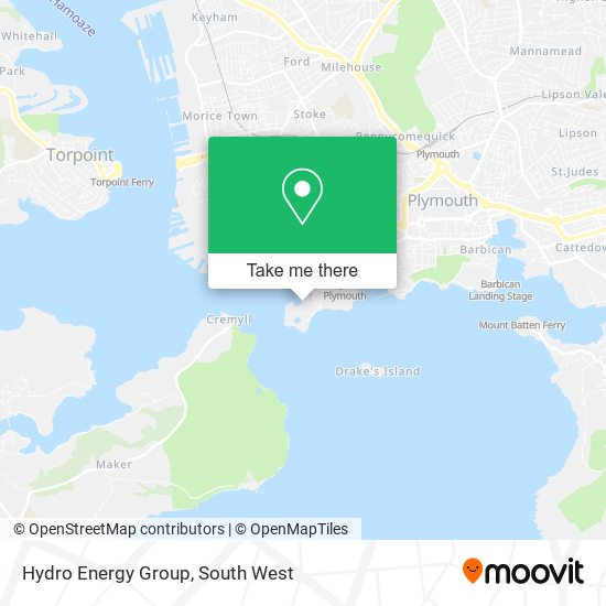 Hydro Energy Group map