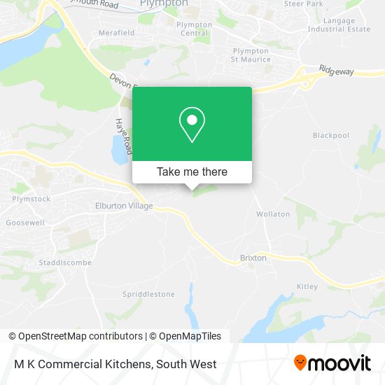M K Commercial Kitchens map