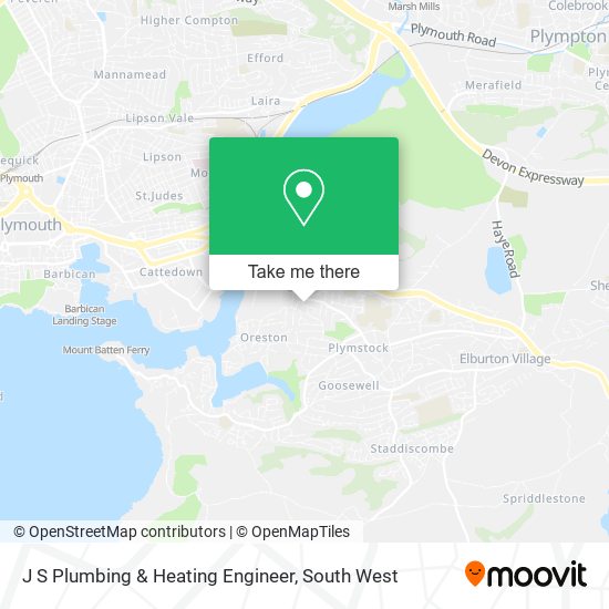 J S Plumbing & Heating Engineer map