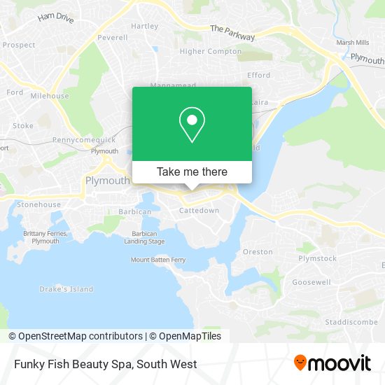 Funky Fish Beauty Spa map