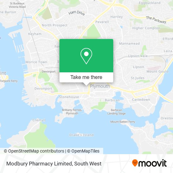 Modbury Pharmacy Limited map