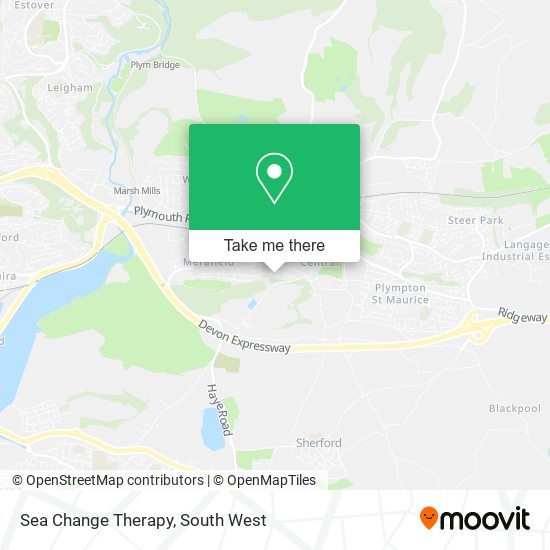 Sea Change Therapy map