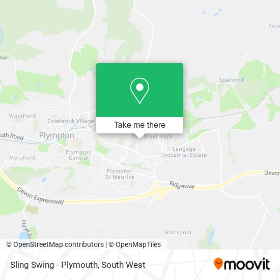 Sling Swing - Plymouth map