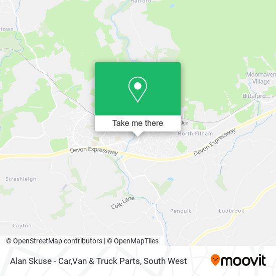 Alan Skuse - Car,Van & Truck Parts map