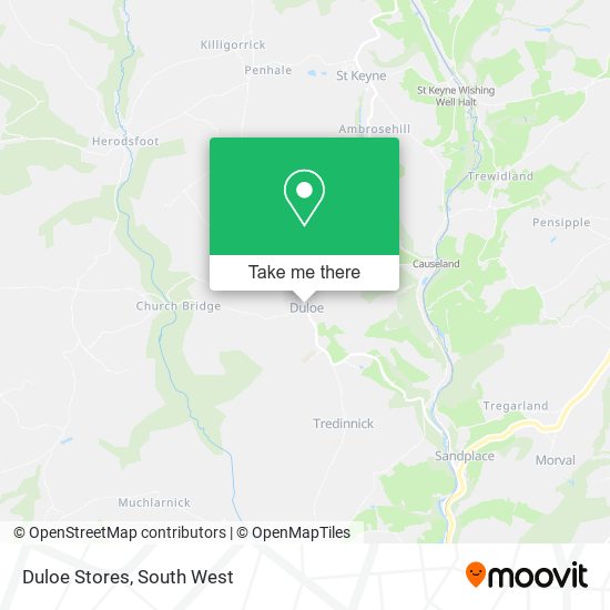 Duloe Stores map