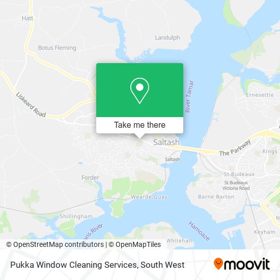 Pukka Window Cleaning Services map