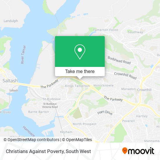 Christians Against Poverty map