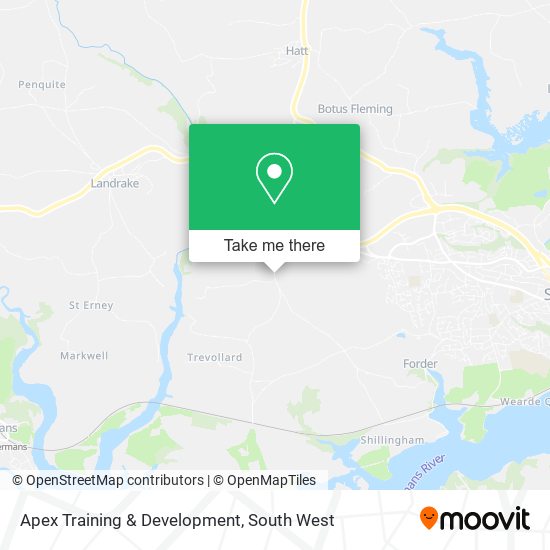 Apex Training & Development map