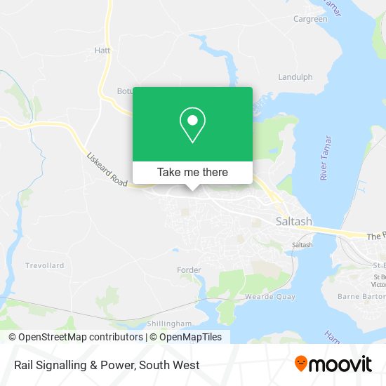 Rail Signalling & Power map