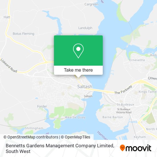 Bennetts Gardens Management Company Limited map