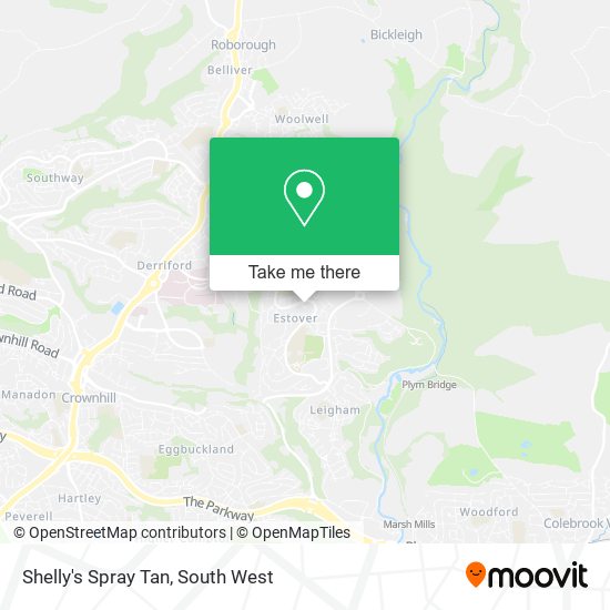 Shelly's Spray Tan map