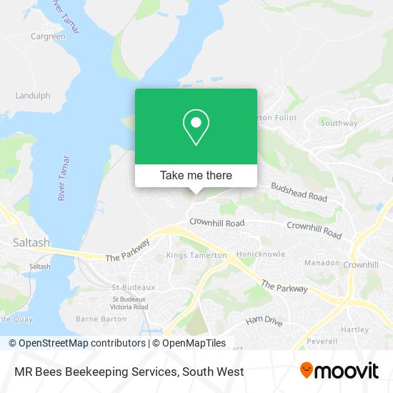 MR Bees Beekeeping Services map