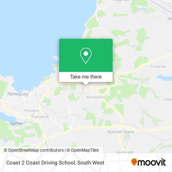 Coast 2 Coast Driving School map