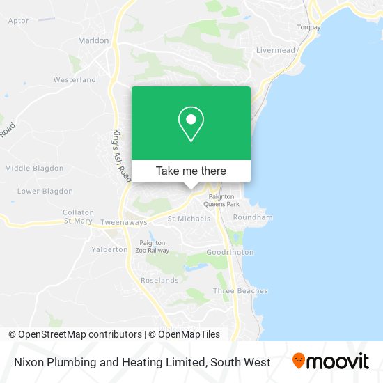 Nixon Plumbing and Heating Limited map