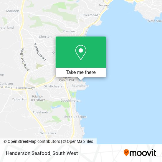 Henderson Seafood map