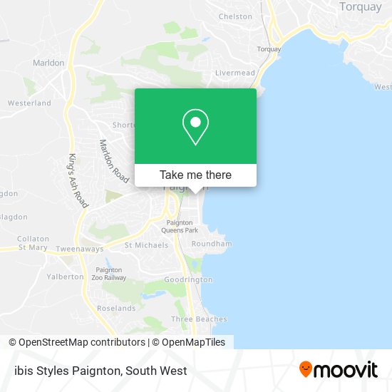 ibis Styles Paignton map