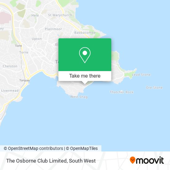 The Osborne Club Limited map