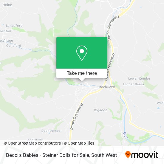 Becci's Babies - Steiner Dolls for Sale map