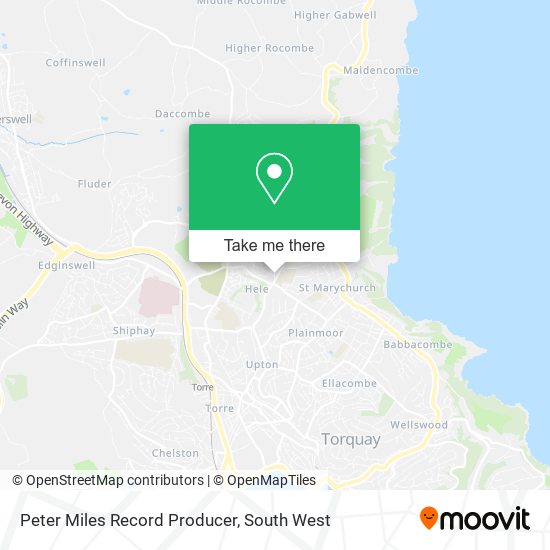 Peter Miles Record Producer map