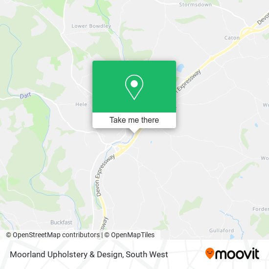 Moorland Upholstery & Design map