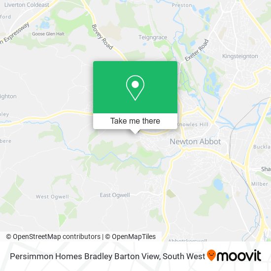 Persimmon Homes Bradley Barton View map